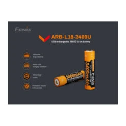 Batería Recargable Fenix ARB-L18 3400U MAh -Leopard Almacenar bateria recargable fenix arb l18 3400u mah 2