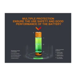 Batería Recargable Fenix ARB-L18 3400U MAh -Leopard Almacenar bateria recargable fenix arb l18 3400u mah 4