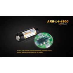 Batería Recargable Fenix ARB-L4 - 26650 - 3.7v 4800 MAh -Leopard Almacenar bateria recargable fenix arb l4 26650 37v 4800 mah 7