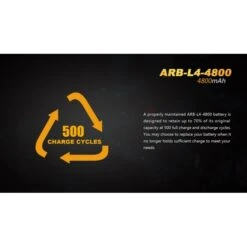Batería Recargable Fenix ARB-L4 - 26650 - 3.7v 4800 MAh -Leopard Almacenar bateria recargable fenix arb l4 26650 37v 4800 mah 8