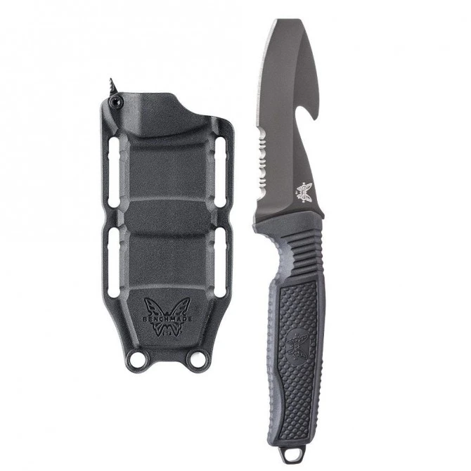 Benchmade H20 112SBK-BLK Drop Point Con Gancho Negro 5 Benchmade H20 112SBK-BLK Drop Point Con Gancho Negro - Imagen 3