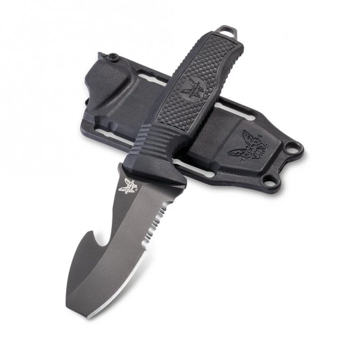 Benchmade H20 112SBK-BLK Drop Point Con Gancho Negro 6 Benchmade H20 112SBK-BLK Drop Point Con Gancho Negro - Imagen 4