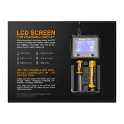 Cargador Fenix ARE-A2 Digital 2 Vías 17 Cargador Fenix ARE-A2 Digital 2 Vías -Leopard Almacenar cargador fenix are a2 digital 2 vias 5