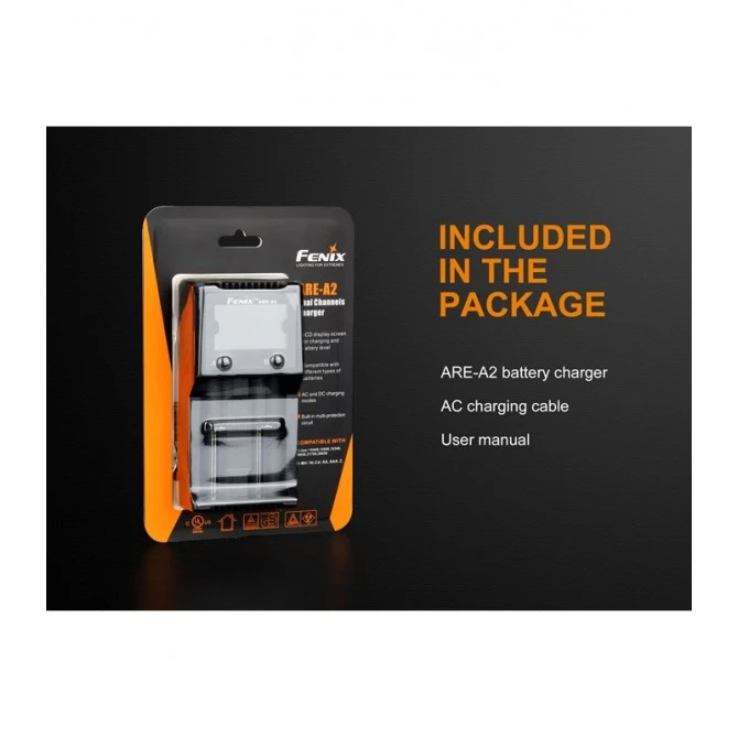Cargador Fenix ARE-A2 Digital 2 Vías 11 Cargador Fenix ARE-A2 Digital 2 Vías - Imagen 9