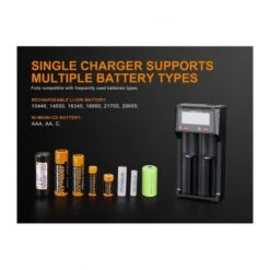 Cargador Fenix ARE-D2 Digital 2 Vías 16 Cargador Fenix ARE-D2 Digital 2 Vías -Leopard Almacenar cargador inteligente fenix are d2 digital 2 vias 3