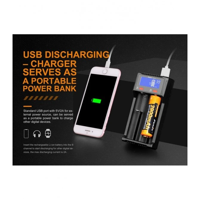 Cargador Fenix ARE-D2 Digital 2 Vías 8 Cargador Fenix ARE-D2 Digital 2 Vías - Imagen 6