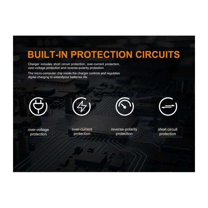 Cargador Fenix ARE-D2 Digital 2 Vías 10 Cargador Fenix ARE-D2 Digital 2 Vías - Imagen 8