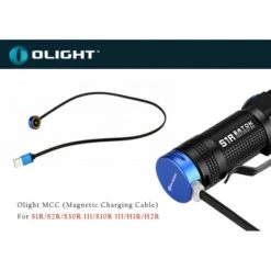 Cargador Olight Magnético Con Cable MCC Para S1R, S2R, S10R III, S30R III, H1R Y H2R -Leopard Almacenar cargador olight magnetico con cable mcc para s1r s2r s10r iii s30r iii h1r y h2r 7