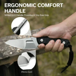 Civivi Propugnator Fixed Blade Black -Leopard Almacenar civivi propugnator fixed blade black 11