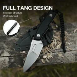 Civivi Propugnator Fixed Blade Black -Leopard Almacenar civivi propugnator fixed blade black 8