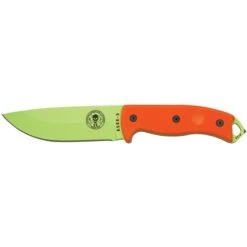 ESEE Model 5 G-10 Naranja Hoja Verde -Leopard Almacenar cuchillo esee model 5 g 10 naranja hoja verde 1