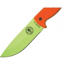 ESEE Model 5 G-10 Naranja Hoja Verde -Leopard Almacenar cuchillo esee model 5 g 10 naranja hoja verde 2