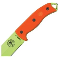 ESEE Model 5 G-10 Naranja Hoja Verde -Leopard Almacenar cuchillo esee model 5 g 10 naranja hoja verde 3