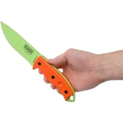 ESEE Model 5 G-10 Naranja Hoja Verde -Leopard Almacenar cuchillo esee model 5 g 10 naranja hoja verde 5