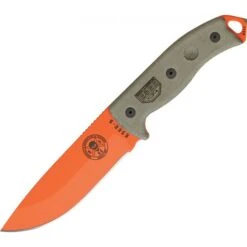 Esee Model 5 Micarta Verde Hoja Naranja