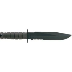 Ka-Bar Black Fighter Part Serr 8 Ka-Bar Black Fighter Part Serr -Leopard Almacenar cuchillo ka bar black fighter part serr 1