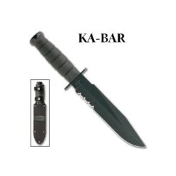 Ka-Bar Black Fighter Part Serr 10 Ka-Bar Black Fighter Part Serr -Leopard Almacenar cuchillo ka bar black fighter part serr 3