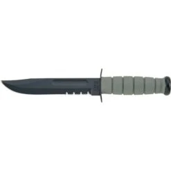 Ka-Bar Fighting Knife Serrated Foliage Green -Leopard Almacenar cuchillo ka bar fighting knife serrated foliage green 1
