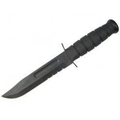 Ka-Bar USA Fighting Knife Black Serrated 12 Ka-Bar USA Fighting Knife Black Serrated -Leopard Almacenar cuchillo ka bar usa fighting knife black serrated 4
