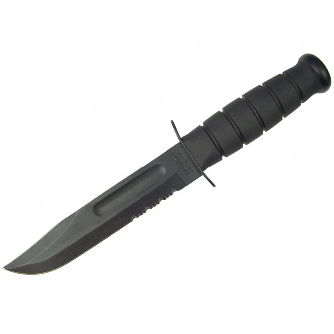 Ka-Bar USA Fighting Knife Black Serrated 7 Ka-Bar USA Fighting Knife Black Serrated - Imagen 5