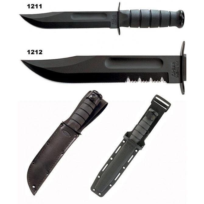 Ka-Bar USA Fighting Knife Black Serrated 8 Ka-Bar USA Fighting Knife Black Serrated - Imagen 6
