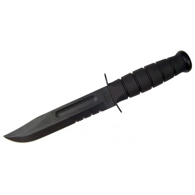 Ka-Bar USA Fighting Knife Black Serrated 3 Ka-Bar USA Fighting Knife Black Serrated