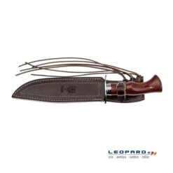 Muela Cherokee -Leopard Almacenar cuchillo muela cherokee 4