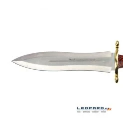 Muela Podenquero Madera Y Latón -Leopard Almacenar cuchillo muela podenquero madera y laton 2