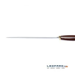 Muela Podenquero Madera Y Latón -Leopard Almacenar cuchillo muela podenquero madera y laton 5