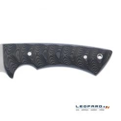 Muela Rhino Micarta Negra Sandvik 14C28N -Leopard Almacenar cuchillo muela rhino micarta negra sandvik 14c28n 3