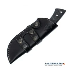 Muela Rhino Micarta Negra Sandvik 14C28N -Leopard Almacenar cuchillo muela rhino micarta negra sandvik 14c28n 5