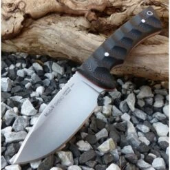 Muela Rhino Micarta Negra Sandvik 14C28N -Leopard Almacenar cuchillo muela rhino micarta negra sandvik 14c28n 9