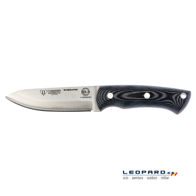 Cudeman BS9 Bushcrafter Micarta Negra 4 Cudeman BS9 Bushcrafter Micarta Negra - Imagen 2