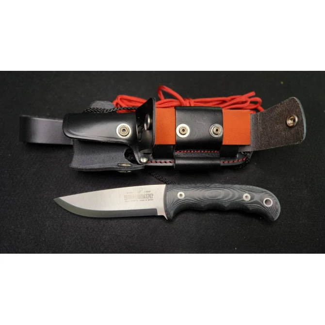 Cudeman Bushcraft 148-MC Böhler Micarta Negra Kit Completo 4 Cudeman Bushcraft 148-MC Böhler Micarta Negra Kit Completo - Imagen 2