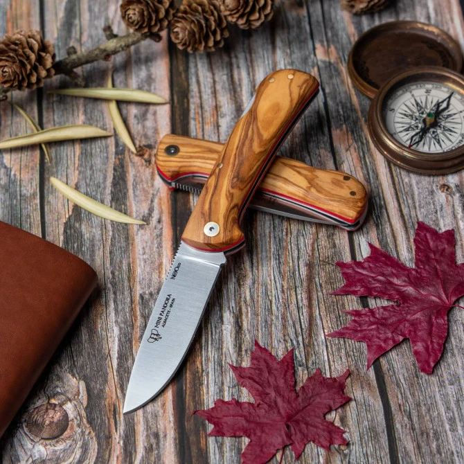 Cudeman Mini Pandora Olivo Con Separador Rojo 4 Cudeman Mini Pandora Olivo Con Separador Rojo - Imagen 2