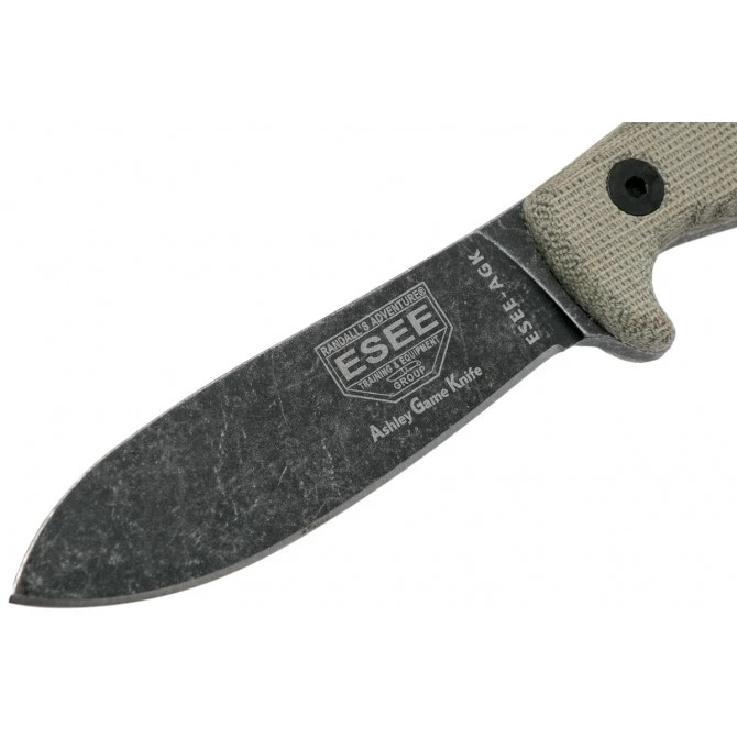 ESEE Ashley Emerson Game Knife Gris 5 ESEE Ashley Emerson Game Knife Gris - Imagen 3