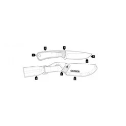 Gerber Downwind Fixed Blade Green Blister 19 Gerber Downwind Fixed Blade Green Blister -Leopard Almacenar gerber downwind fixed blade green blister 8