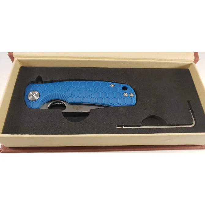 Honey Badger Small Linerlock Drop Point Blue 10 Honey Badger Small Linerlock Drop Point Blue - Imagen 8