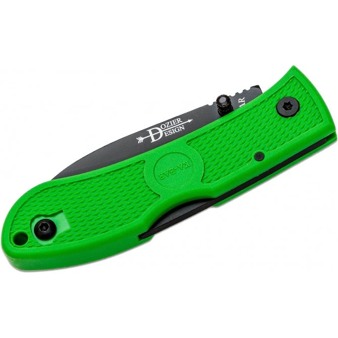 Ka-Bar Dozier Folding Hunter Kelly Green Hoja Negra 4 Ka-Bar Dozier Folding Hunter Kelly Green Hoja Negra - Imagen 2