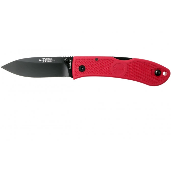 Ka-Bar Dozier Folding Hunter Red Hoja Negra 4 Ka-Bar Dozier Folding Hunter Red Hoja Negra - Imagen 2