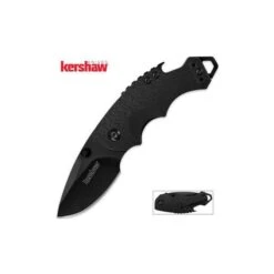 Kershaw Shuffle Drop Point Negra Hoja Negra -Leopard Almacenar kershaw shuffle drop point negra hoja negra 7