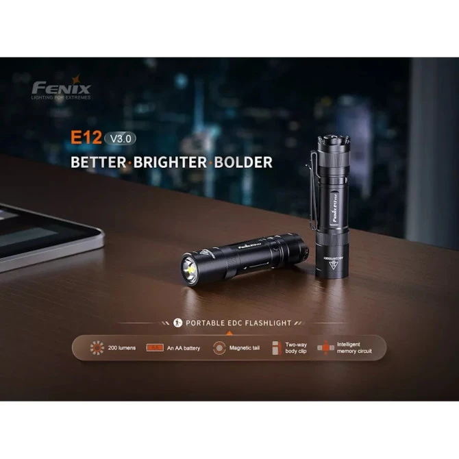 Linterna Fenix E12R-V3.0 200 Lumens 13 Linterna Fenix E12R-V3.0 200 Lumens - Imagen 11
