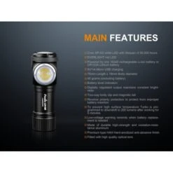 Linterna Fenix LD15R 500 Lumens Recargable -Leopard Almacenar linterna fenix ld15r 500 lumens recargable 15