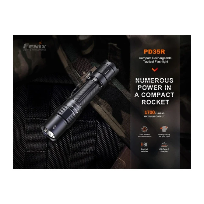 Linterna Fenix PD35R 1700 Lumens 12 Linterna Fenix PD35R 1700 Lumens - Imagen 10