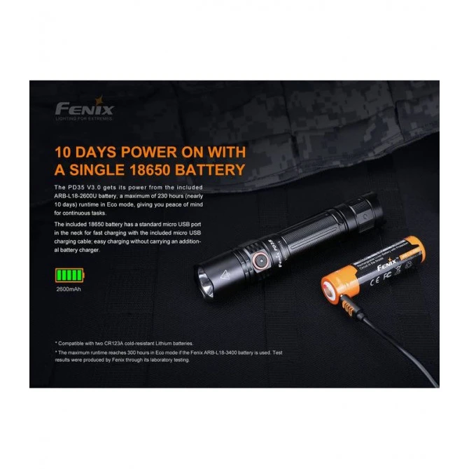 Linterna Fenix PD35V3.0 1700 Lumens 16 Linterna Fenix PD35V3.0 1700 Lumens - Imagen 14