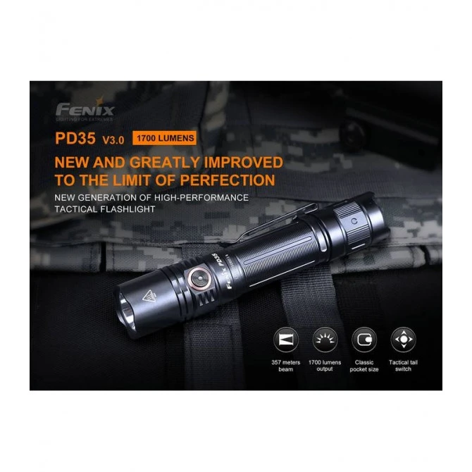 Linterna Fenix PD35V3.0 1700 Lumens 8 Linterna Fenix PD35V3.0 1700 Lumens - Imagen 6