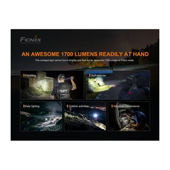 Linterna Fenix PD35V3.0 1700 Lumens 11 Linterna Fenix PD35V3.0 1700 Lumens - Imagen 9