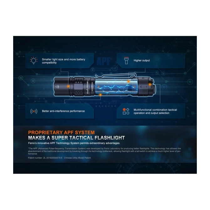 Linterna Fenix PD36R PRO 2.800 Lumens Recargable 18 Linterna Fenix PD36R PRO 2.800 Lumens Recargable - Imagen 16