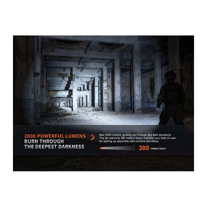 Linterna Fenix PD36R PRO 2.800 Lumens Recargable 6 Linterna Fenix PD36R PRO 2.800 Lumens Recargable - Imagen 4