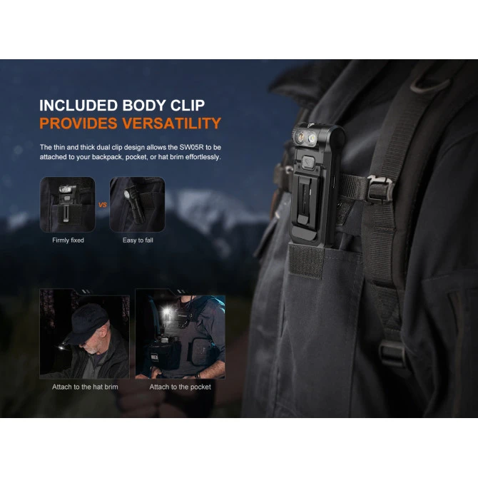 Linterna Fenix SW05R-UV 150 Lúmenes Recargable 5 Linterna Fenix SW05R-UV 150 Lúmenes Recargable - Imagen 3